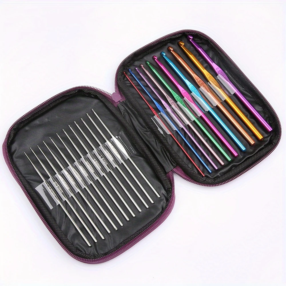 22Pcs Knitting Crochet Hooks DIY Sweater Slippers Knitting Needles Home Handmade Craft Knitting Tools Crochet Hooks