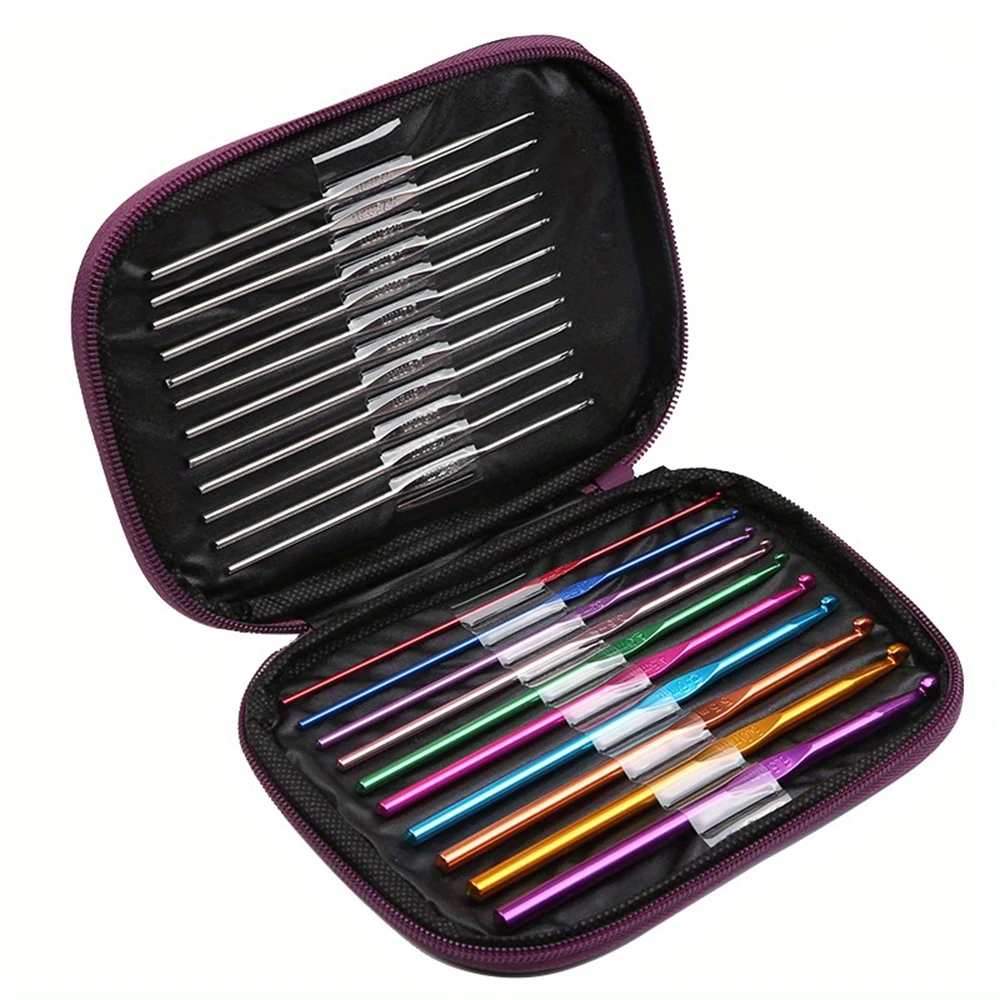 22Pcs Knitting Crochet Hooks DIY Sweater Slippers Knitting Needles Home Handmade Craft Knitting Tools Crochet Hooks thumbnail 3