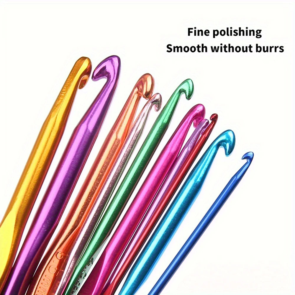 22Pcs Knitting Crochet Hooks DIY Sweater Slippers Knitting Needles Home Handmade Craft Knitting Tools Crochet Hooks thumbnail 4
