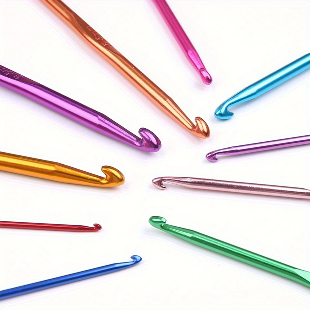 22Pcs Knitting Crochet Hooks DIY Sweater Slippers Knitting Needles Home Handmade Craft Knitting Tools Crochet Hooks thumbnail 5