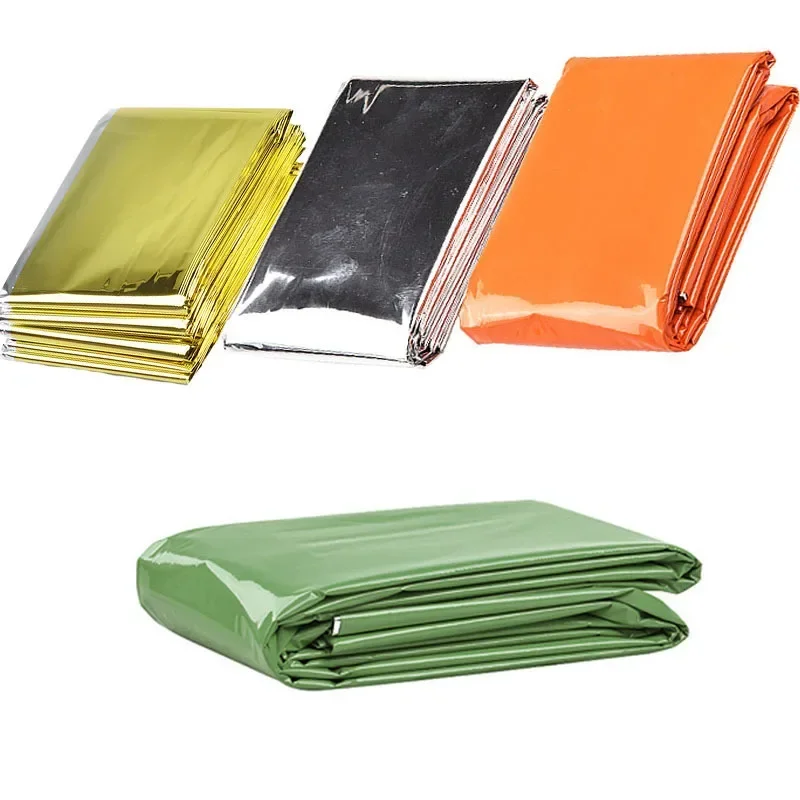 Outdoor Lifesaving Emergency First Aid Insulation Blanket First Aid Blanket Lifesaving Blanket Camping Tent Travel Life Blanket thumbnail 2