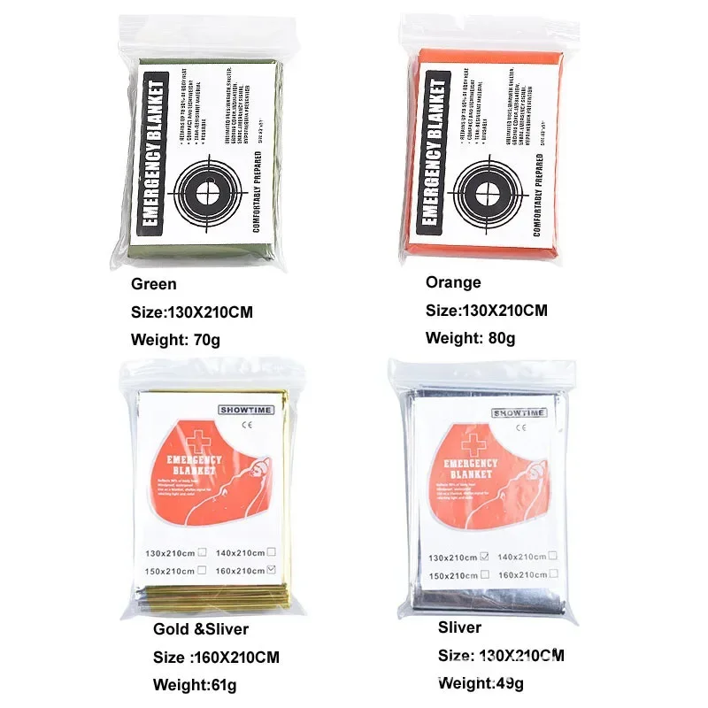 Outdoor Lifesaving Emergency First Aid Insulation Blanket First Aid Blanket Lifesaving Blanket Camping Tent Travel Life Blanket thumbnail 4