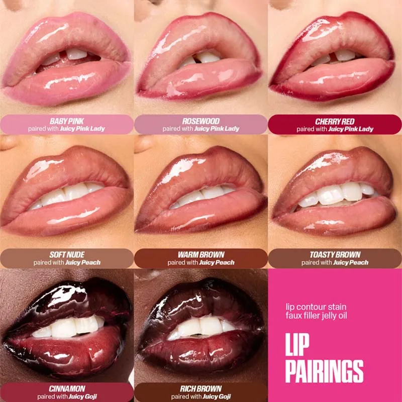 Velvet Brown Lip Liner Pencil Nude Matte Waterproof Non-stick Cup Cherry Red Lip Liner Lip Contour Pen Lipstick Makeup For Woman thumbnail 4