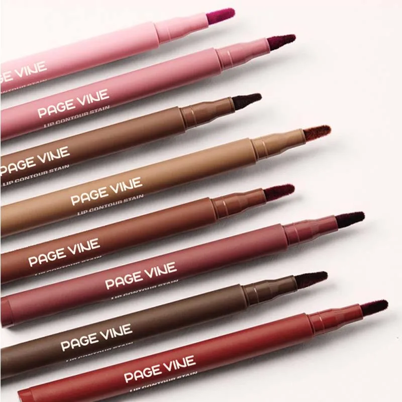 Velvet Brown Lip Liner Pencil Nude Matte Waterproof Non-stick Cup Cherry Red Lip Liner Lip Contour Pen Lipstick Makeup For Woman thumbnail 6