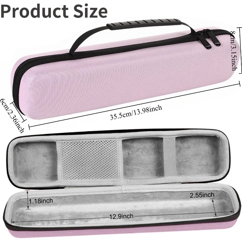 1pc Hair Styling Tool Storage Case, Durable Dust Protection Bag for Hair Dryers & Curling Irons thumbnail 3