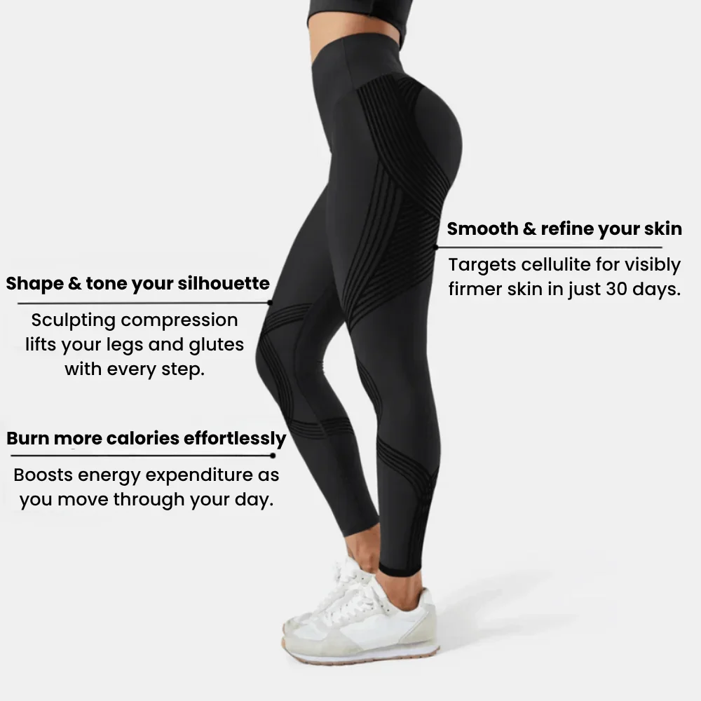 Women Compression Leggings Cellulite Slimming Leggings High Waist Seamless Yoga Fitness Redefine Your Silhouette Sport Pants thumbnail 4
