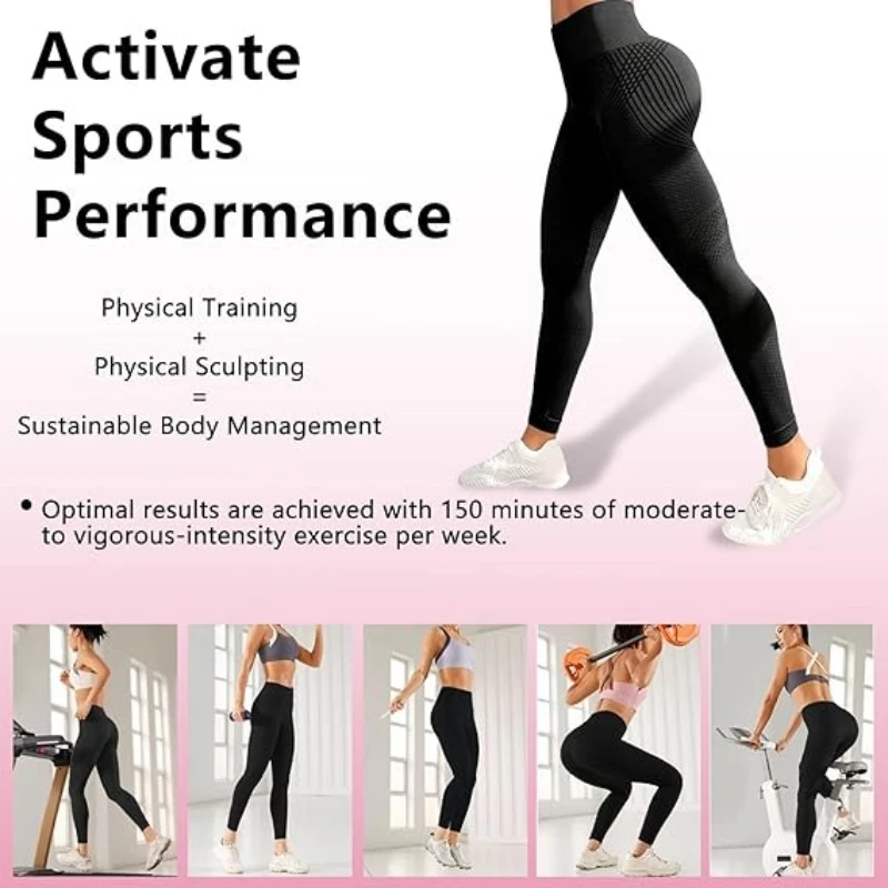 Women Compression Leggings Cellulite Slimming Leggings High Waist Seamless Yoga Fitness Redefine Your Silhouette Sport Pants thumbnail 6