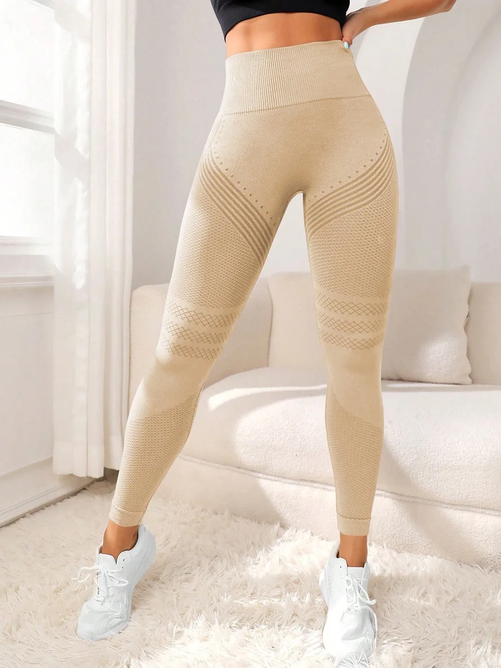 Women Compression Leggings Cellulite Slimming Leggings High Waist Seamless Yoga Fitness Redefine Your Silhouette Sport Pants thumbnail 2