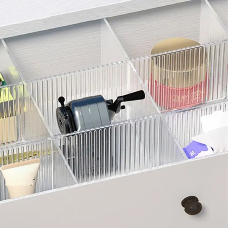 Drawer Dividers DIY Adjustable Free Combination Partition Storage Shelves Wardrobe Closet Separator Underwear Socks Storage thumbnail 4
