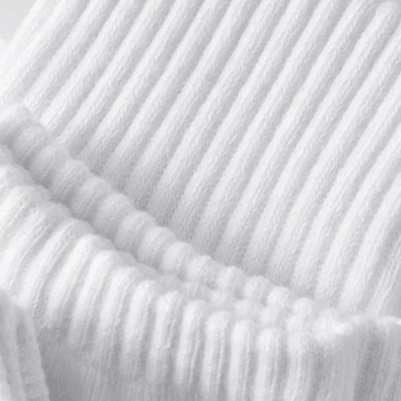 10/20 Pairs Neutral Solid Color Round Neck Socks Spring Summer Sweat Absorbing Breathable Soft Comfortable Couple Sports Socks thumbnail 4