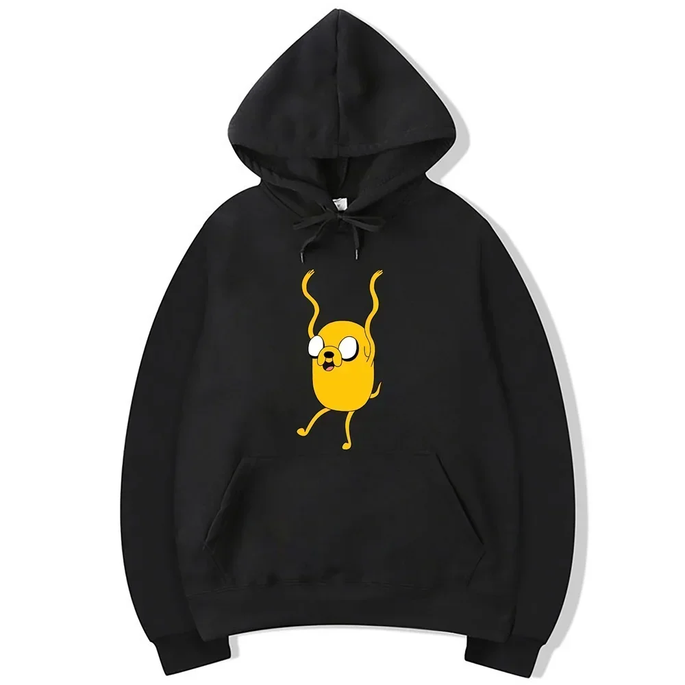 Adventure Time Animation TV Series Jake Cartoon Pattern Pullover for Men and Women Harajuku Fashion Street Clo HipHop Harajuku thumbnail 6