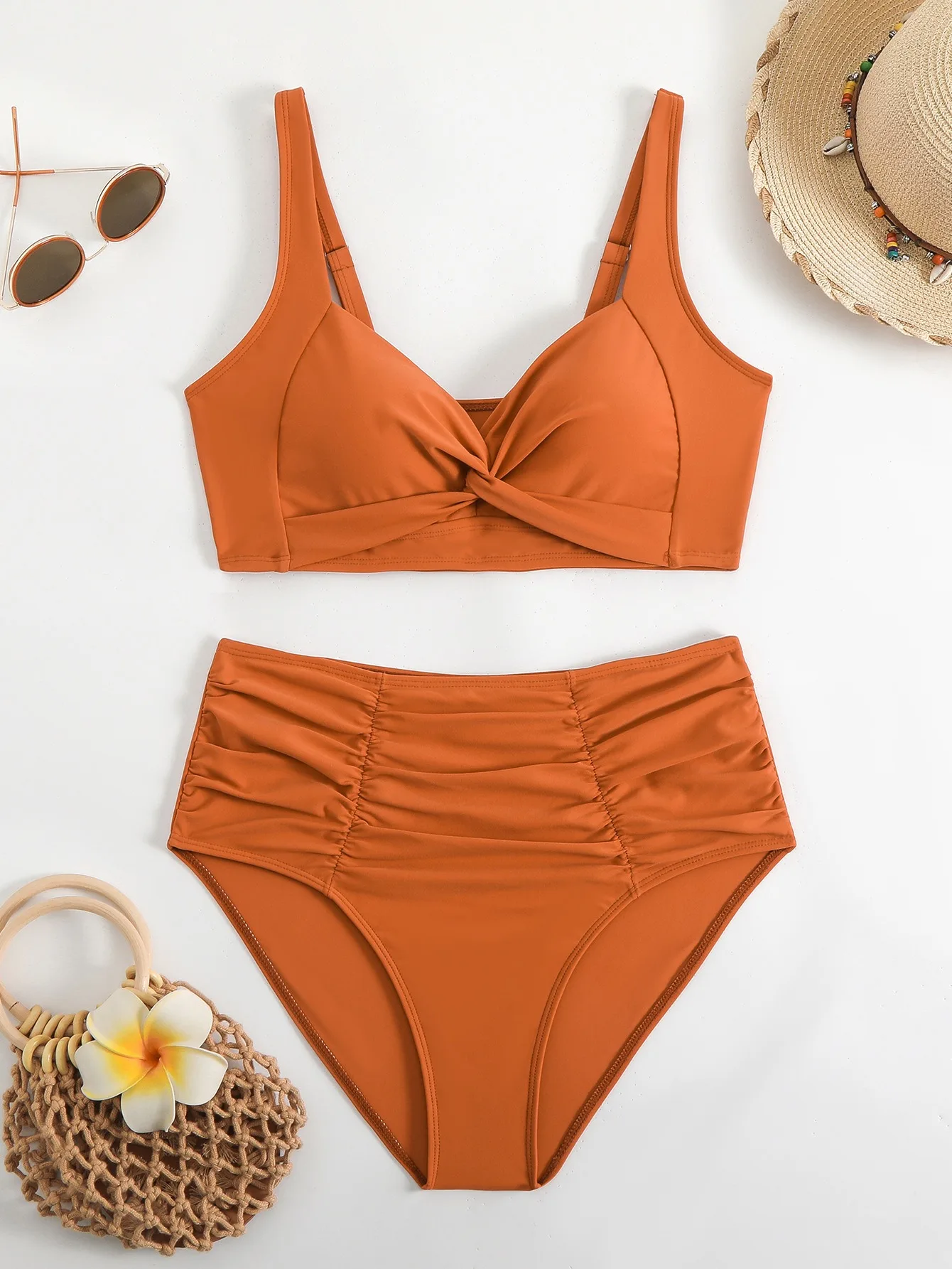 Swimsuit For Women 2025 Women Two Piece Swimsuit Sexy Two Piece High Waist Bikini Swimsuit купальники жіночий 2 thumbnail 6