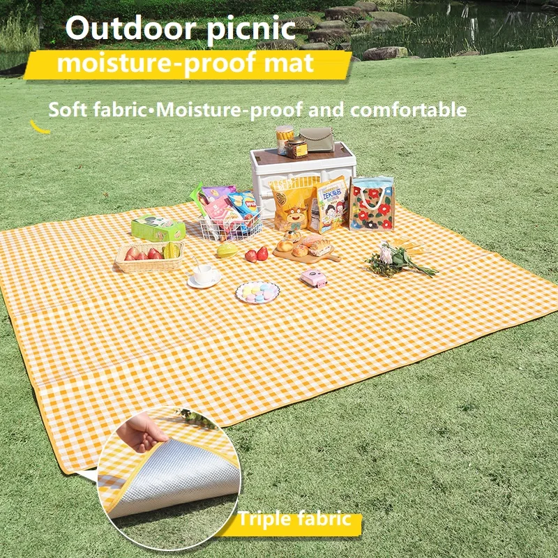 Folding Camping Mat Picnic Blankets Tent Mat Beach Waterproof Mat Sandproof Blanket Picnic Blanket Large YYDZ03 thumbnail 5
