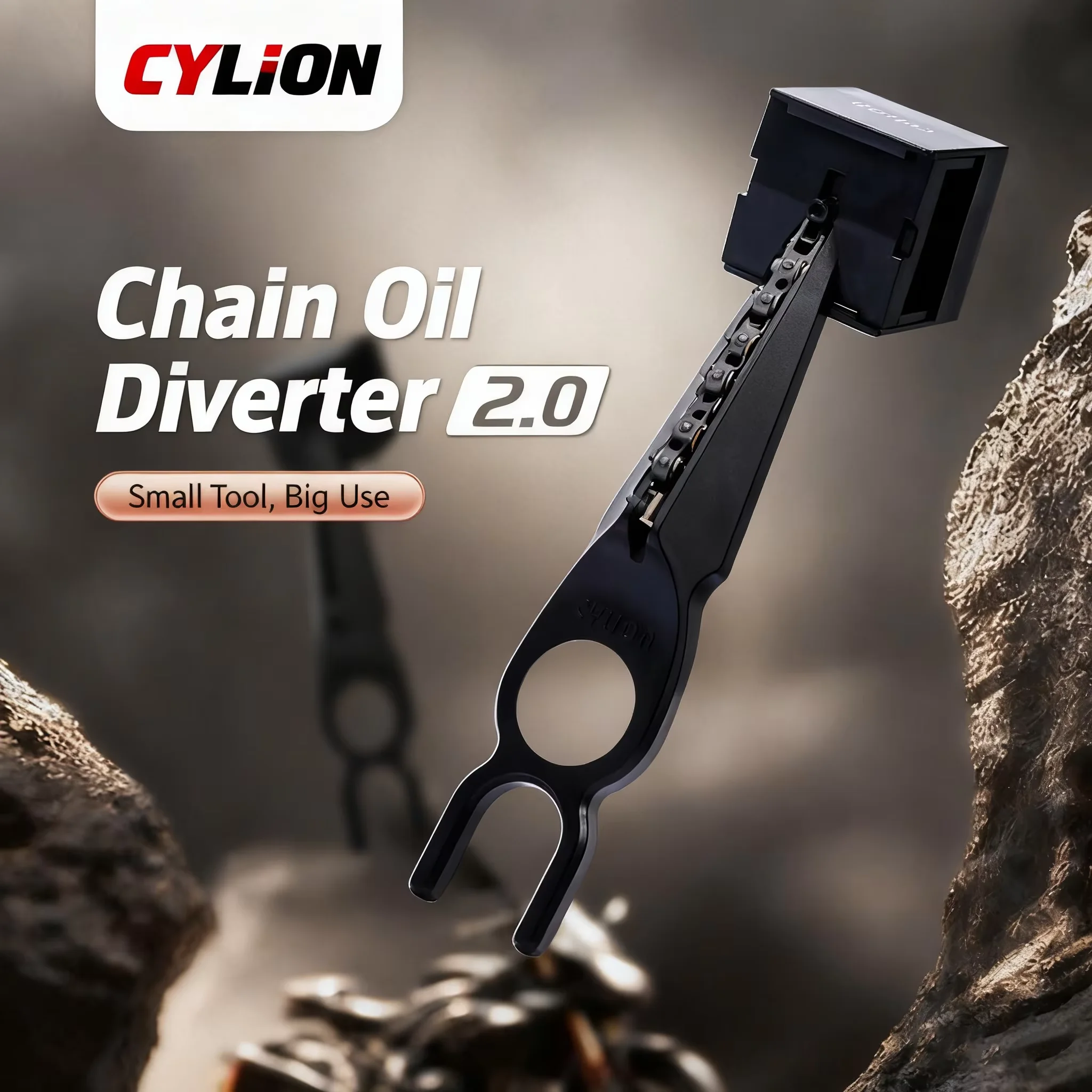 Upgrade 1/2PCS Motorcycle Chain Oiler Spray Lube Oiler Tool Mess-Free Chain Wax Chain Cleaner Attachment Chain Oil Applicator thumbnail 2