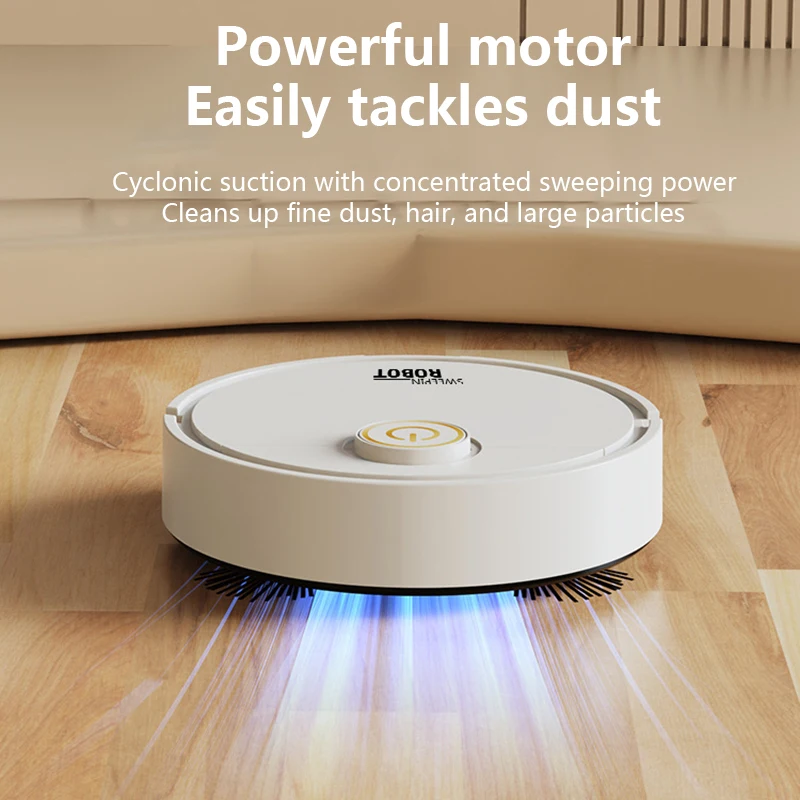 Smart Sweeping Robot Sweeping Suction Mopping 3-in-1 USB Rechargeable Vacuum Home Appliance For Floors Countertops Pet Hair thumbnail 6