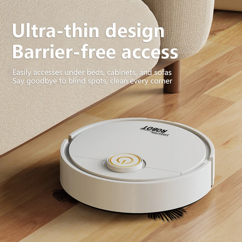 Smart Sweeping Robot Sweeping Suction Mopping 3-in-1 USB Rechargeable Vacuum Home Appliance For Floors Countertops Pet Hair thumbnail 4