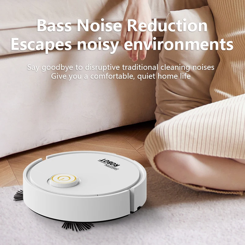 Smart Sweeping Robot Sweeping Suction Mopping 3-in-1 USB Rechargeable Vacuum Home Appliance For Floors Countertops Pet Hair thumbnail 5