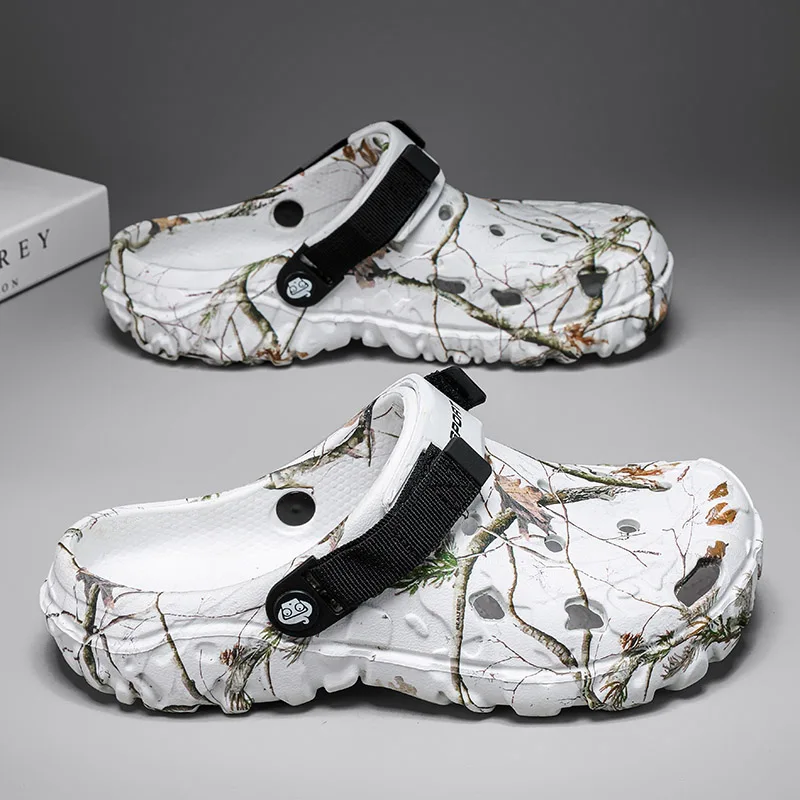 Men Slippers Summer Sandals EVA Platform Garden Shoes Unisex Flat Shoes Women Bedroom Slides High Quality Lightweight Beach thumbnail 6