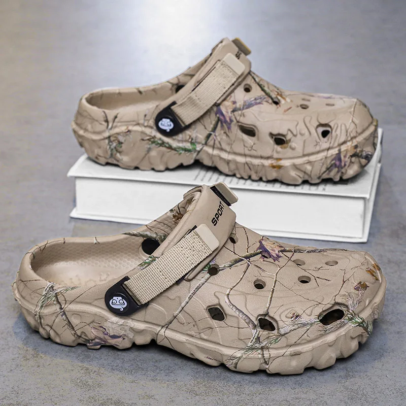 Men Slippers Summer Sandals EVA Platform Garden Shoes Unisex Flat Shoes Women Bedroom Slides High Quality Lightweight Beach thumbnail 5