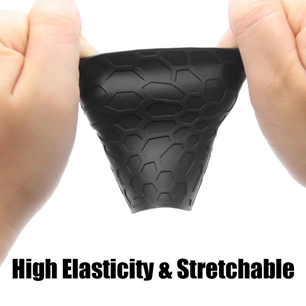 Tactical Pistol Silicone Grip Sleeve for Glock 17 18 19 Handgun Handle Anti-Slip Protect Sleeve for Hunting Accessories thumbnail 4