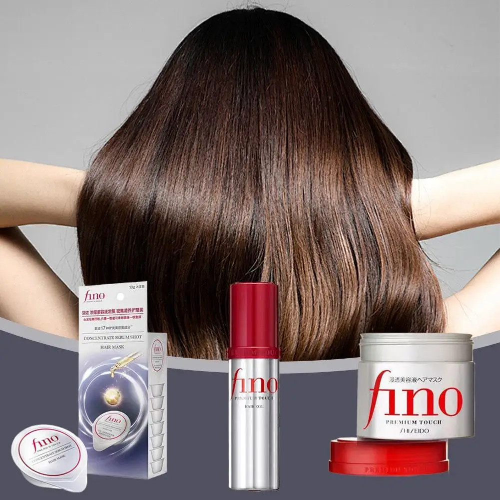 Japanese Fino Shampoo Conditioner Hair Collagen Keratin Hairs Conditioner Nourishing Dry Damaged Hair Care Repairs Hair Mask thumbnail 6
