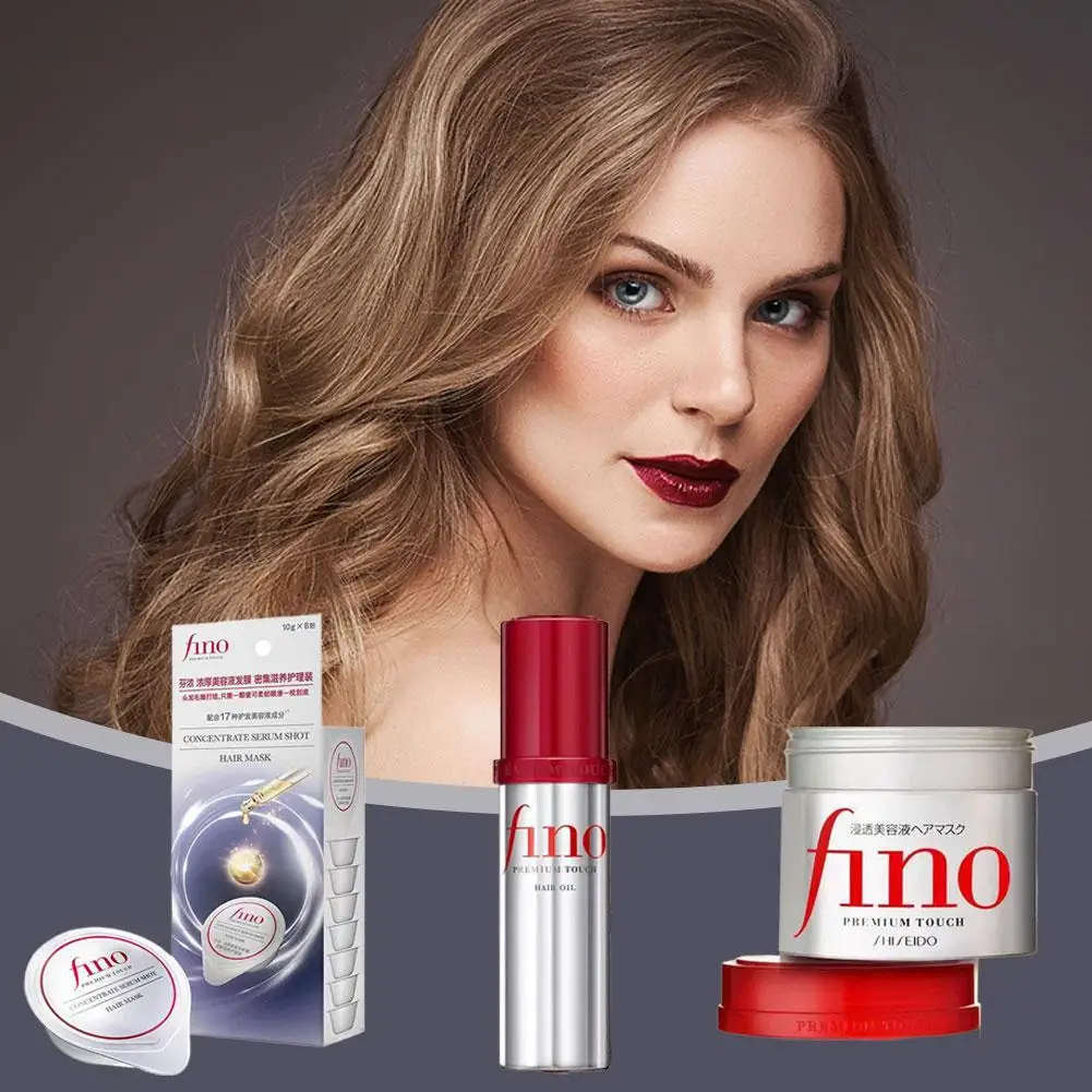 Japanese Fino Shampoo Conditioner Hair Collagen Keratin Hairs Conditioner Nourishing Dry Damaged Hair Care Repairs Hair Mask thumbnail 3