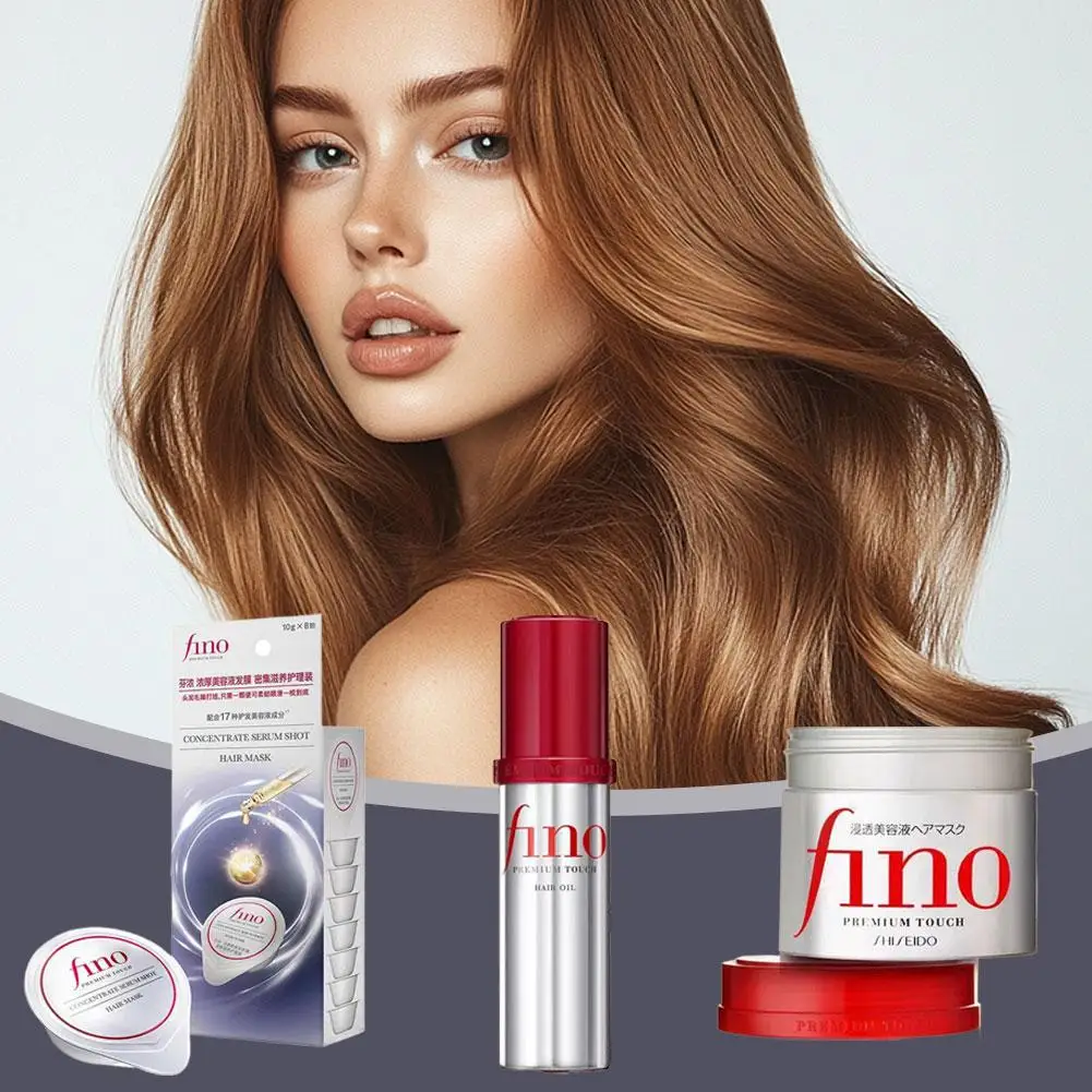 Japanese Fino Shampoo Conditioner Hair Collagen Keratin Hairs Conditioner Nourishing Dry Damaged Hair Care Repairs Hair Mask thumbnail 4