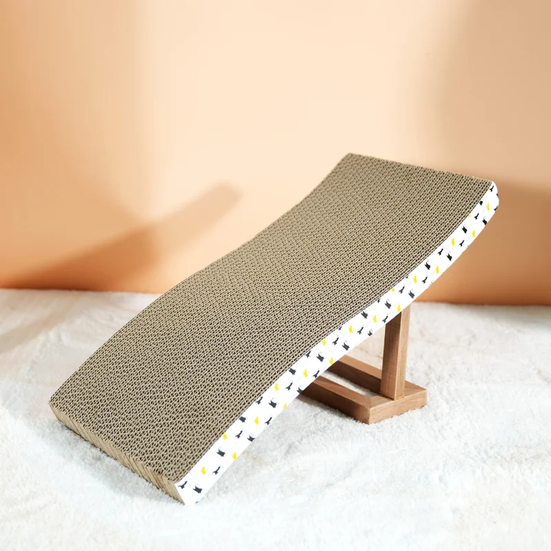 Cat Scratchers Cardboard Cat Scratching Board Durable Grind Claws Corrugated Paper Pets Sofa for Indoor Cats Kittens thumbnail 2
