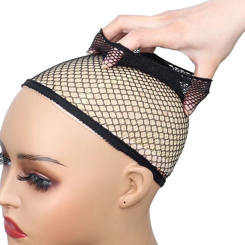 Hairnets good Quality Mesh Weaving Black Wig Hair Net Making Caps Weaving Wig Cap Hair Nets thumbnail 5
