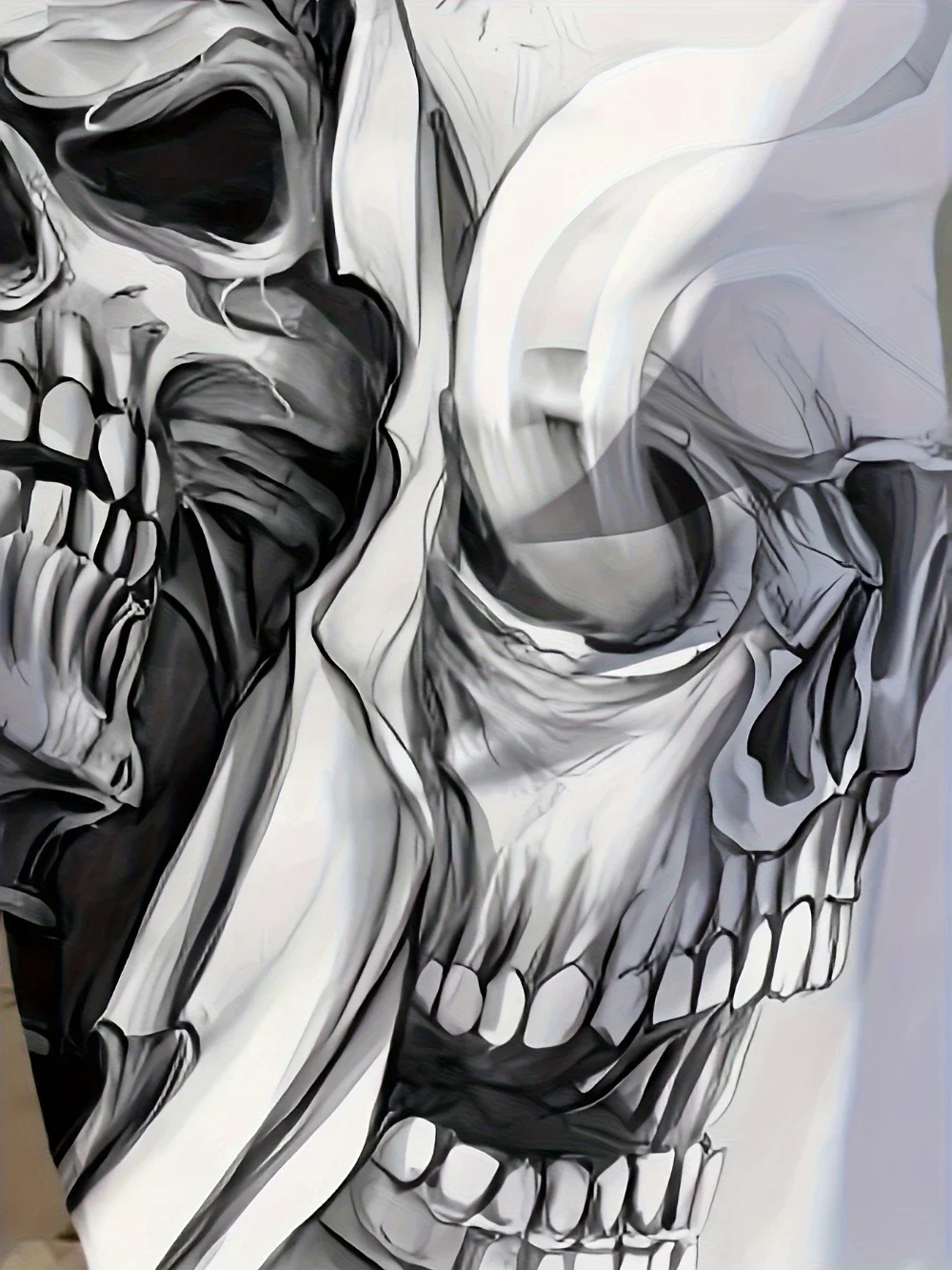 Men's Fashion Beach Shorts Skull Print Casual Lightweight Quick-Drying Shorts Outdoor Sports Basketball Gym Swimming Beach Pants thumbnail 2