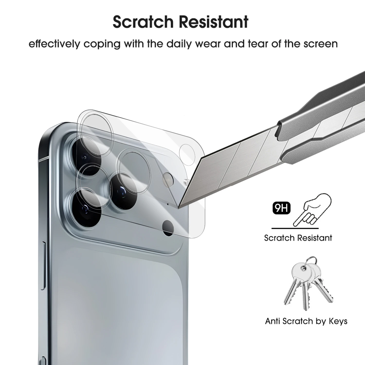 1-5Sets 17PM Full Coverage Camera Lens Tempered Glass For iPhone 17 Pro Max 17Air Anti-scratch Lens Protective Film For iPhone17 thumbnail 4