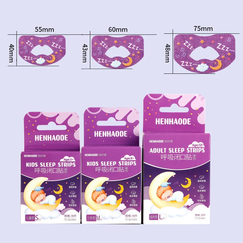 30PCS Breathing Correction Patch Shut Up Patch Orthosis Tape Kids Cartoon Anti-Snoring Stickers Sleeping Closed-mouth Stickers thumbnail 6