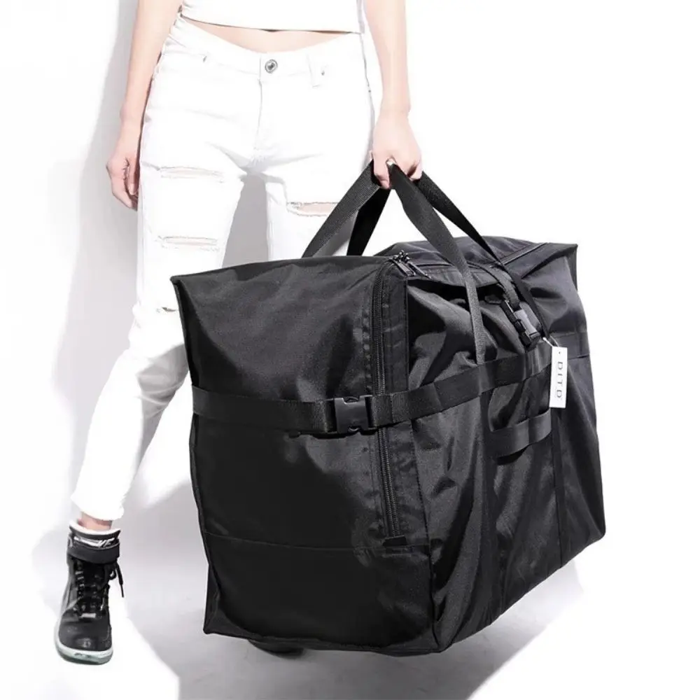 Fashion Large Capacity Travel Duffle Bag Waterproof Oxford Travel Luggage Bag Sports Handheld Folding Messenger Bag Men thumbnail 5