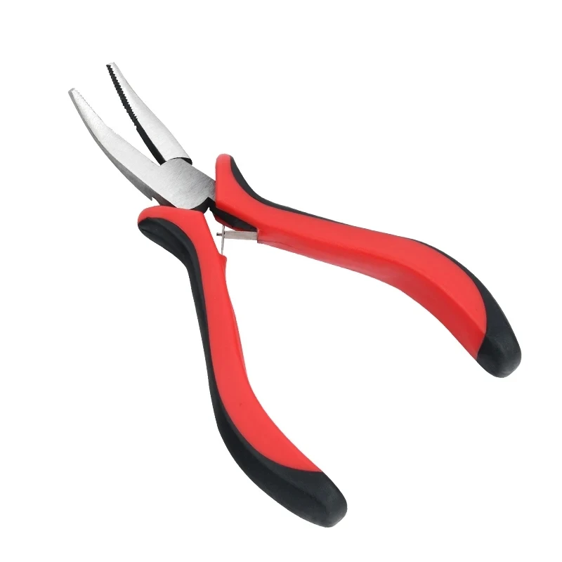 Hair Extensions Tool Kit I-tip Hair Extension Pliers Pulling Hook Bead Device Tool Kits and 100 Pcs 5 mm Micro Links Rings Beads thumbnail 5