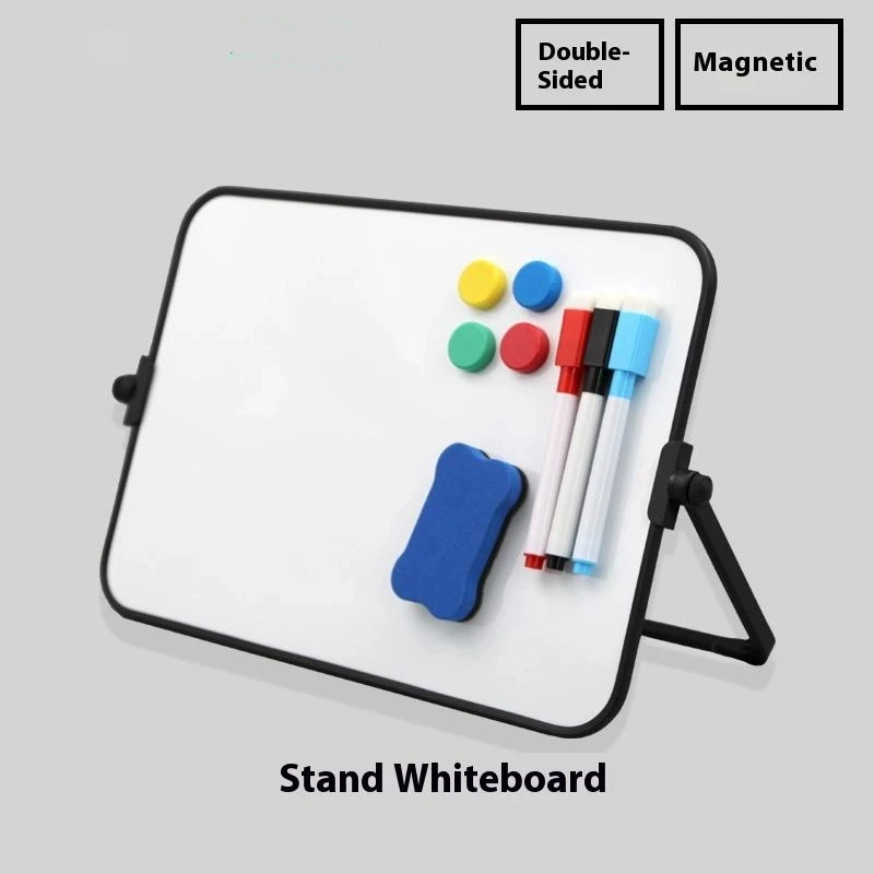 Portable  Magnetic Double-Sided Whiteboard-Erasable With Pen & Eraser,For Home Office Classroom Notes, Teaching & Presentations thumbnail 2