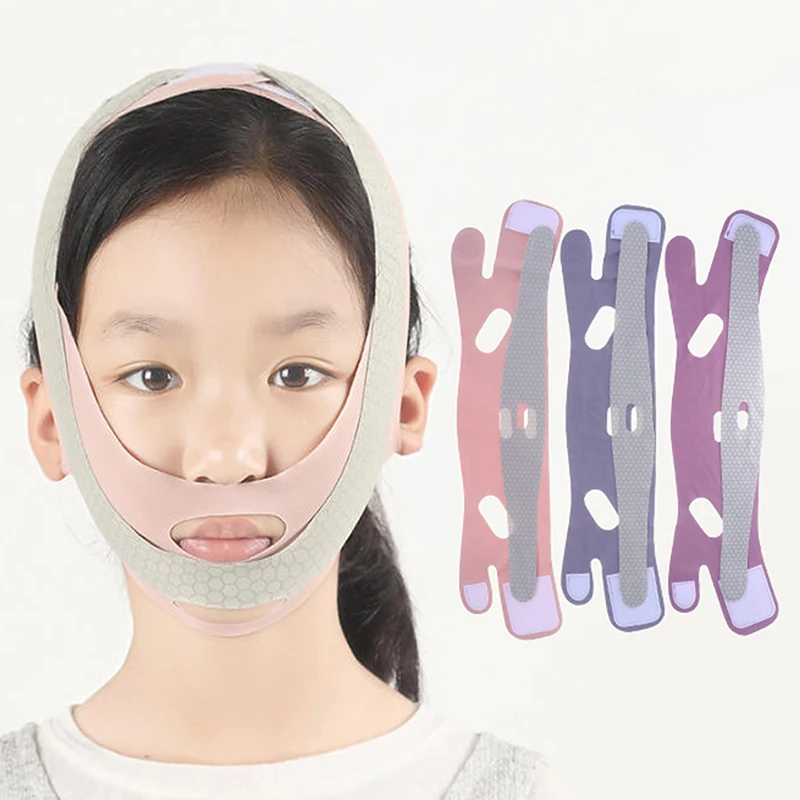 Children Sleeping Anti-Open Mouth Prevent Mouth Opening V-face Bandage Faces Mask Skins Tightening Correction Child Sleep Habits thumbnail 2