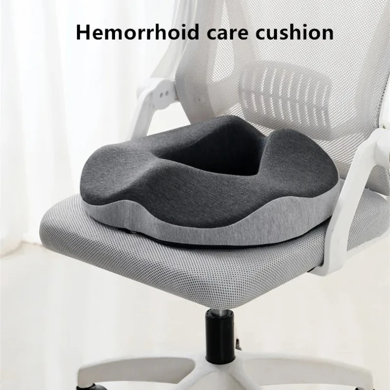 Ergonomic Memory Foam Donut Seat Cushion,Office Comfort Pillow for Cailbone Pain, Bed Sores, Hemorrhoids, Sciatica  ﻿ thumbnail 4
