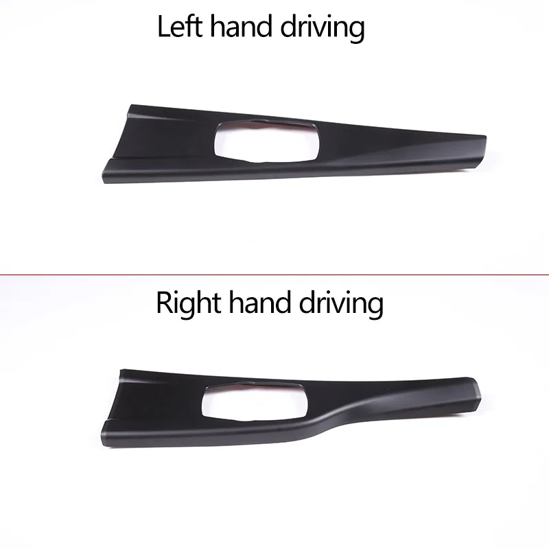 LHD & RHD ABS Matt black Car Multimedia Panel Cover Trim Stickers For BMW 3 Series GT F30 F33 F34 F36 2013-2019 Car Accessories thumbnail 2