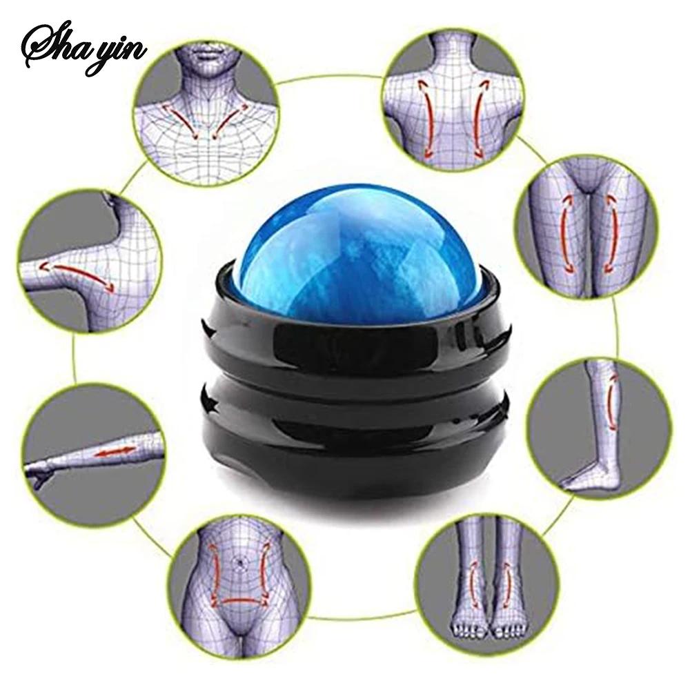 Mini Manual Therapy Body Massager Ball 360 Degree Spin Design Self Massage Tool for Back Shoulders Foot Massage thumbnail 5
