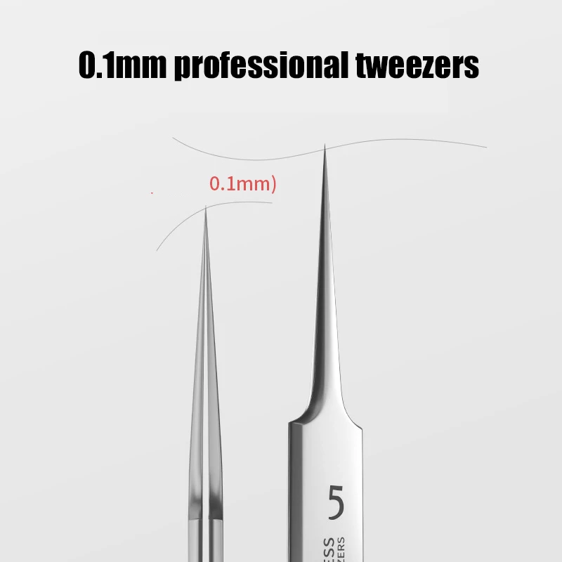 German Ultra-fine Cell Pimples  Blackhead Clip Tweezers Beauty Salon Special Scraping & Closing Artifact Acne Needle Tool thumbnail 3