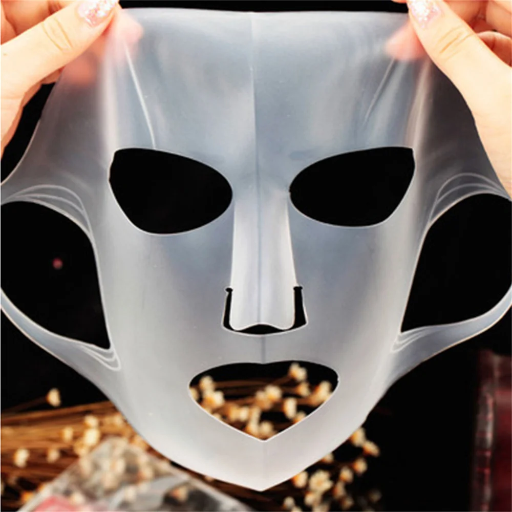 3D Silicone Face Mask Women Skin Care Moisturizing Lifting Firming Anti Wrinkle Reusable Gel Sheet Mask Facial Skin Care Tool thumbnail 3