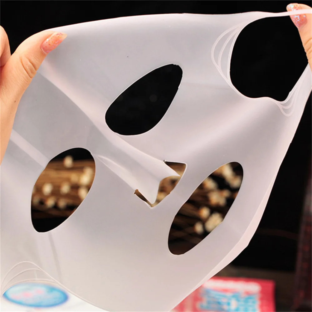 3D Silicone Face Mask Women Skin Care Moisturizing Lifting Firming Anti Wrinkle Reusable Gel Sheet Mask Facial Skin Care Tool thumbnail 2