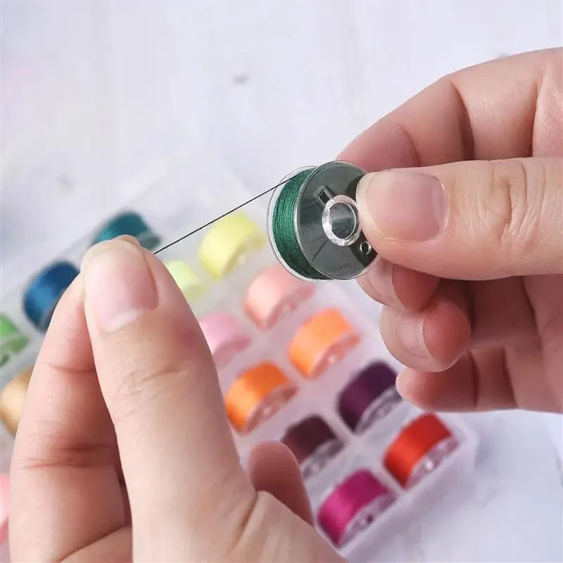 25/36 Colors Set Bobbin Thread Polyester Thread Spools Sewing Machine Bobbins With Storage Box For Embroidery Sewing Accessories thumbnail 3