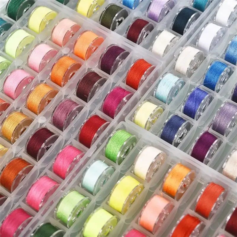 25/36 Colors Set Bobbin Thread Polyester Thread Spools Sewing Machine Bobbins With Storage Box For Embroidery Sewing Accessories thumbnail 2