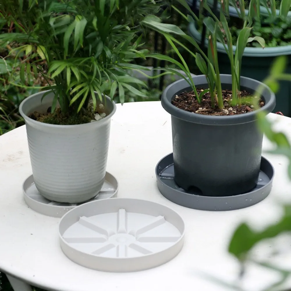 New Mobile Flowerpot Tray Plastic BreathableBase Bottom Flower Pot Stand Patio Anti Rotting Root Plant Pot Tray thumbnail 2
