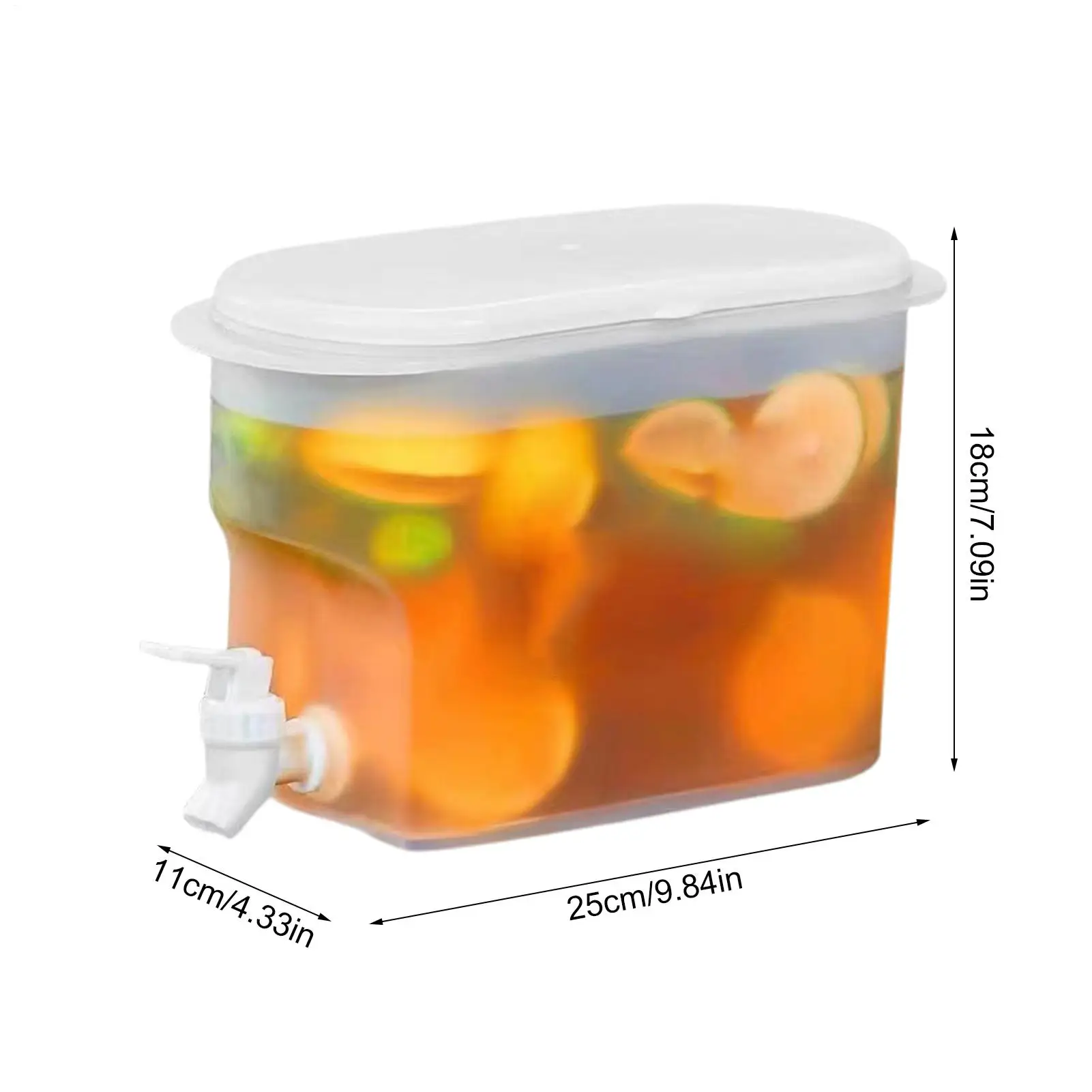 Refrigerator Cold Kettle Iced Beverage Dispensers tea dispenser for fridge 2.8L Large Capacity Cold Water Pitcher Lemonade Stand thumbnail 6