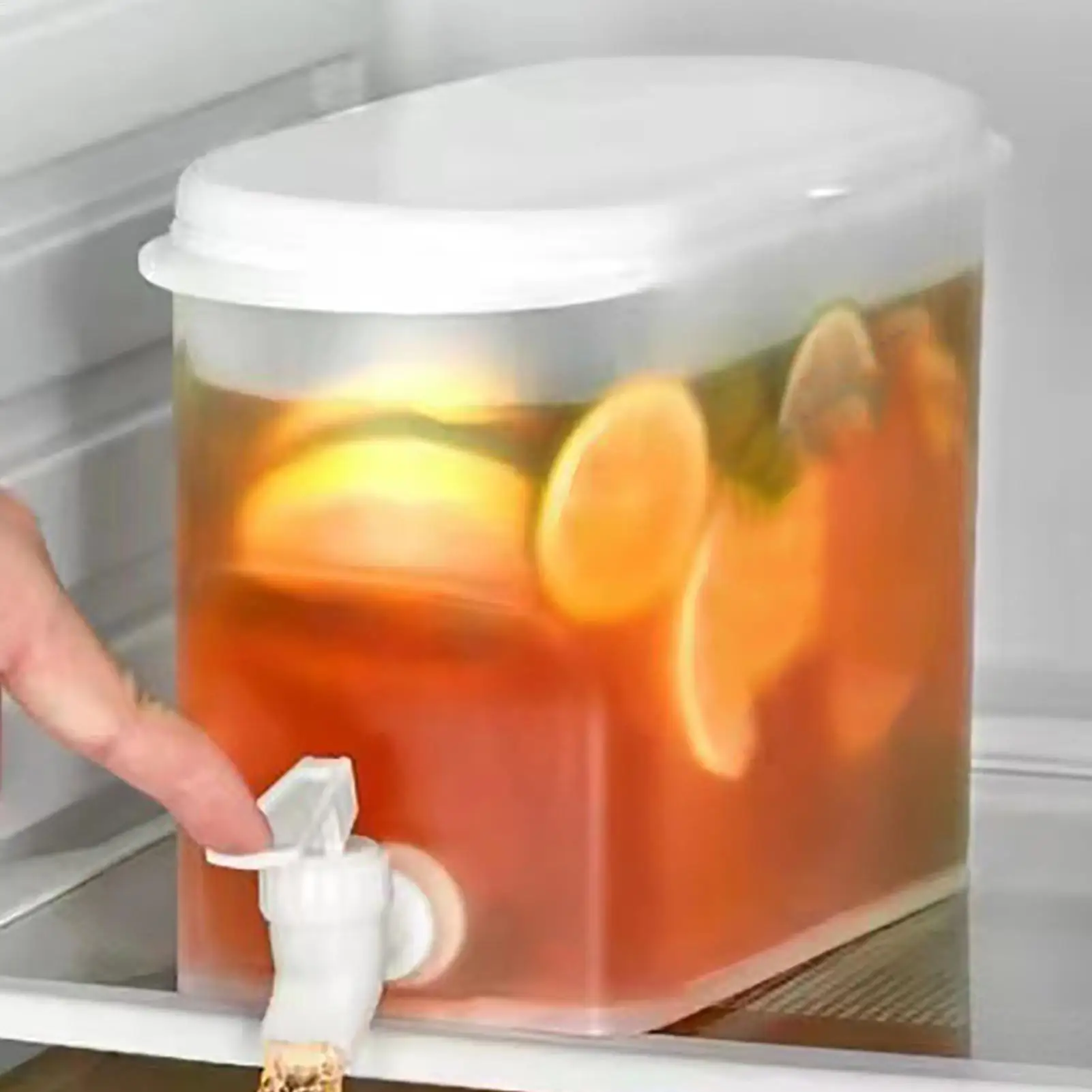 Refrigerator Cold Kettle Iced Beverage Dispensers tea dispenser for fridge 2.8L Large Capacity Cold Water Pitcher Lemonade Stand thumbnail 2
