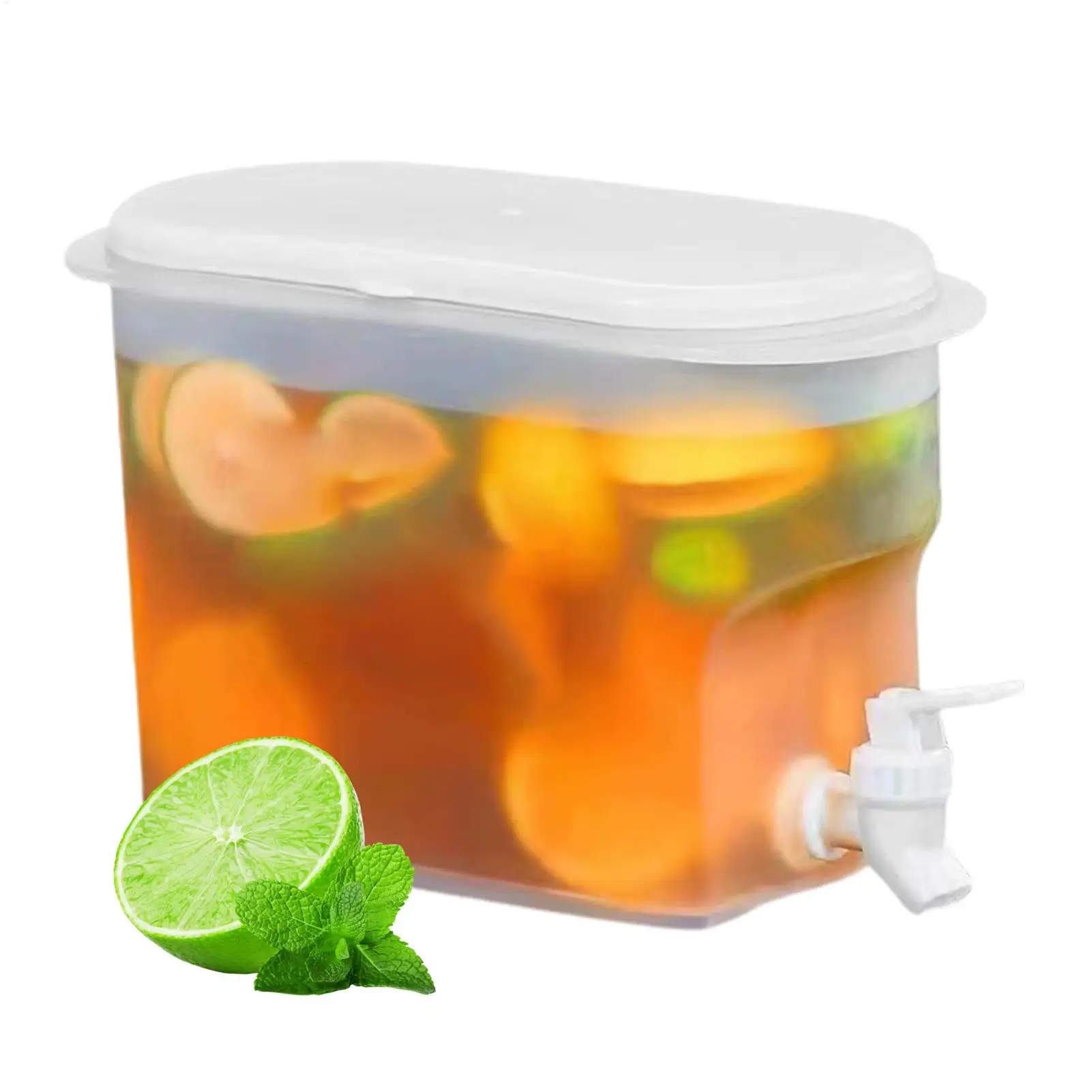 Refrigerator Cold Kettle Iced Beverage Dispensers tea dispenser for fridge 2.8L Large Capacity Cold Water Pitcher Lemonade Stand thumbnail 4