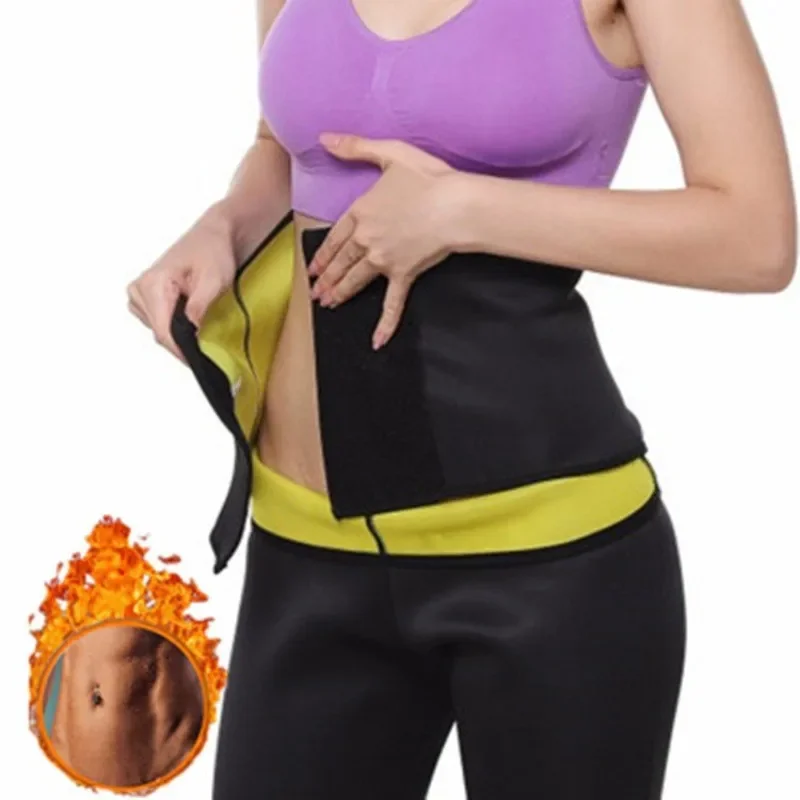 Fitness Abdomen Belt Large Size Rubber Sweat Absorbing Magic Tape Waist Trainer for Men And Women Home Comfort Underwear thumbnail 2