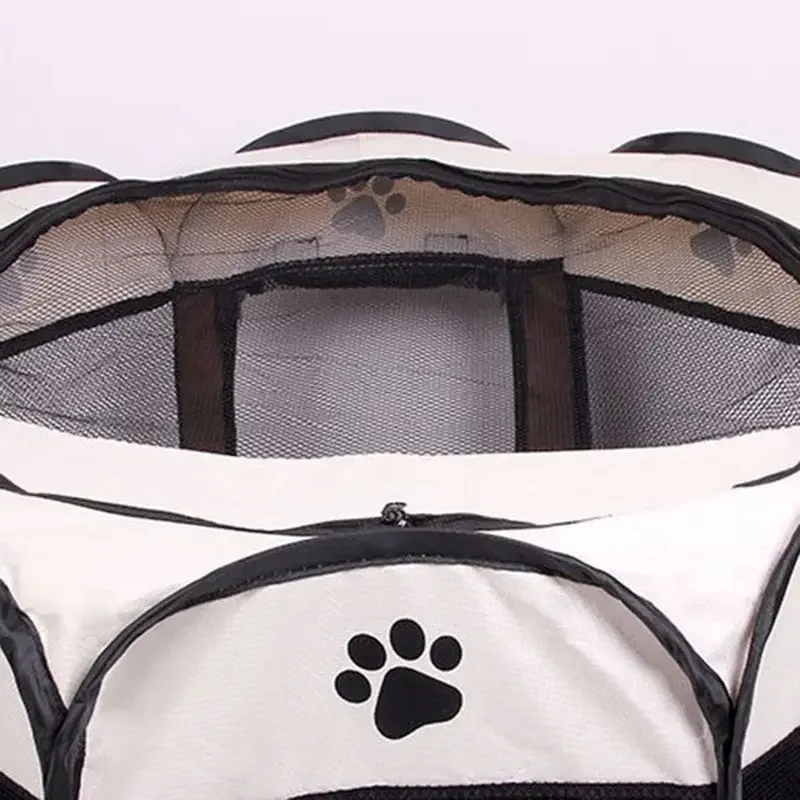 Portable Foldable Pet Tent Kennel Octagonal Fence Puppy Shelter Easy To Use Outdoor Easy Operation Large Dog Cages Cat Fences thumbnail 6